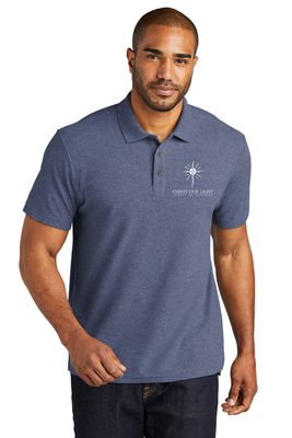 Port Authority C-FREE  Cotton Blend Pique Polo _ Christ Our Light