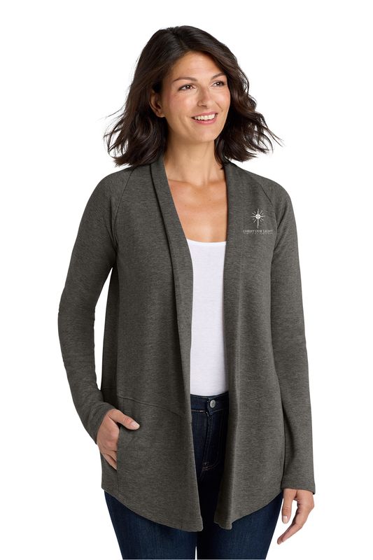 Port Authority Women&#39;s Interlock Cardigan _ Christ Our Light