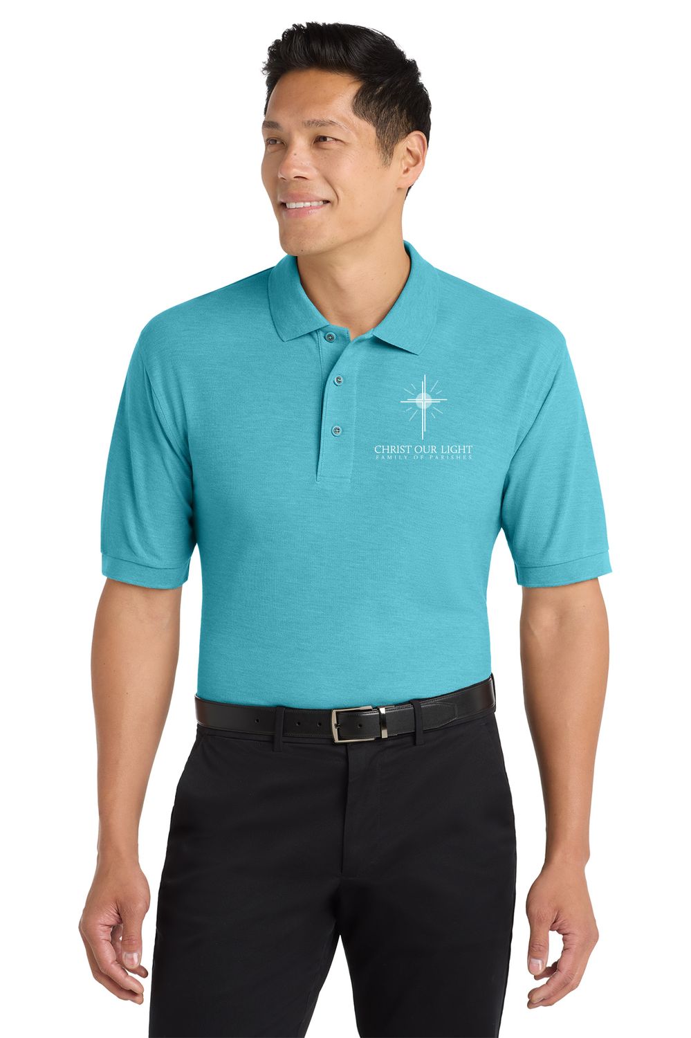 Port Authority Silk Touch Polo _ Christ Our Light