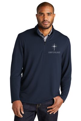 Port Authority Microterry 1/4-Zip Pullover _ Christ Our Light