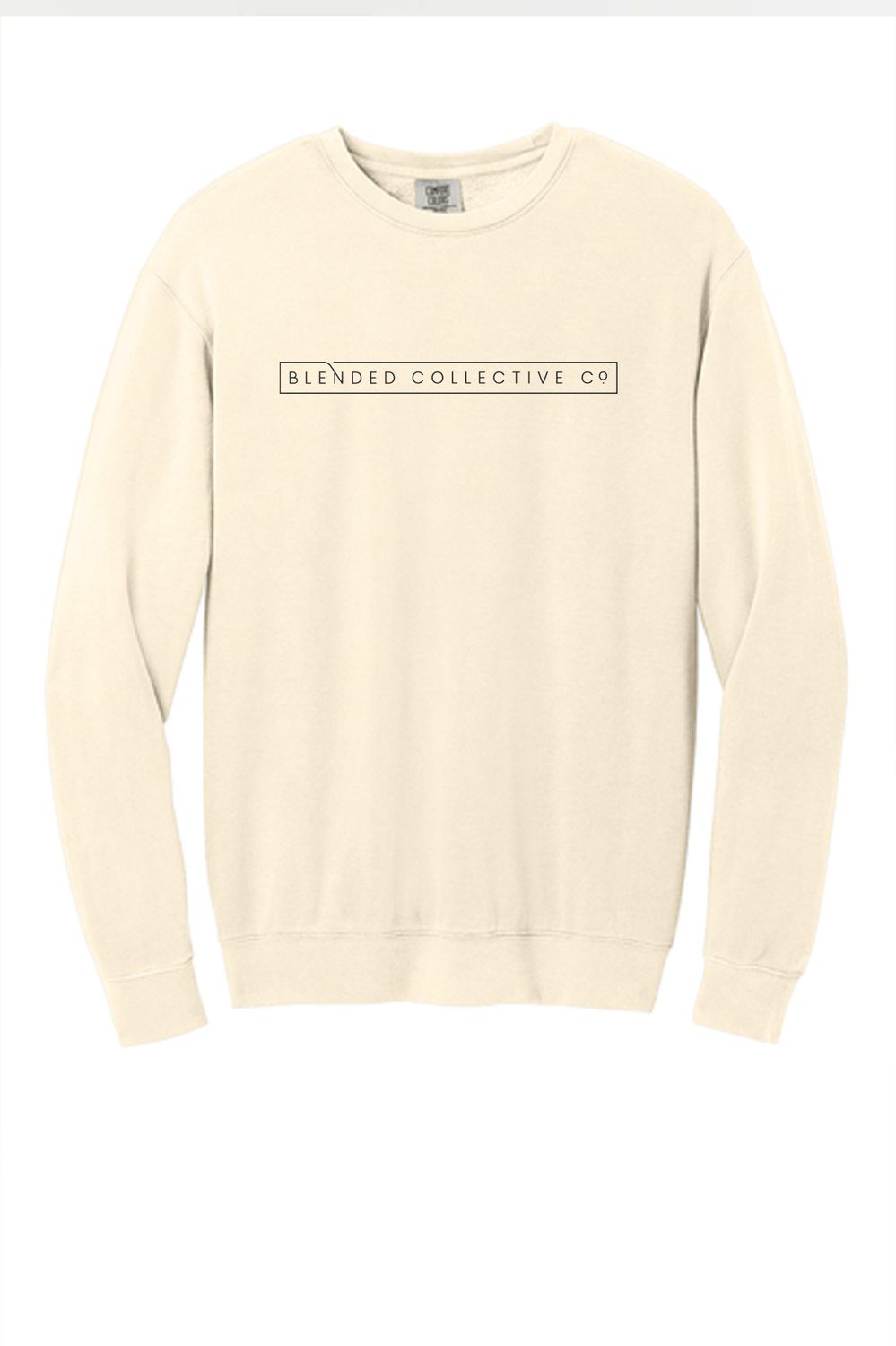 Embroidered _ Garment-Dyed Lightweight Fleece Crewneck Sweatshirt
