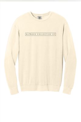 Embroidered _ Garment-Dyed Lightweight Fleece Crewneck Sweatshirt