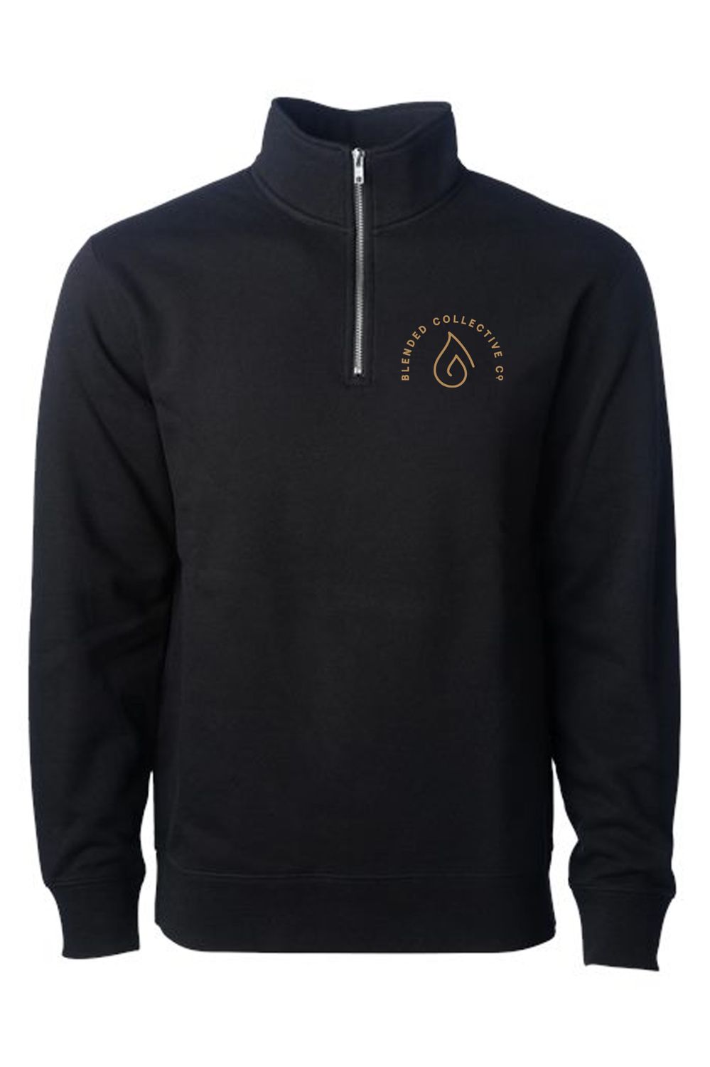 Arched Left Chest _ Midweight Quarter-Zip Pullover - SS4600QZ