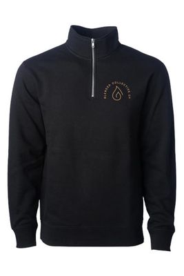 Arched Left Chest _ Midweight Quarter-Zip Pullover - SS4600QZ