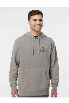 Arched Left Chest _ Midweight Pigment-Dyed Hooded Sweatshirt - PRM4500