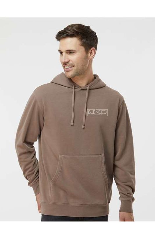 Box Left Chest _ Midweight Pigment-Dyed Hooded Sweatshirt - PRM4500