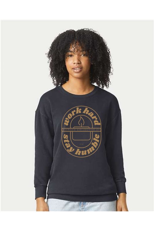 Garment-Dyed Lightweight Fleece Crewneck Sweatshirt - 1466 _ WHSH