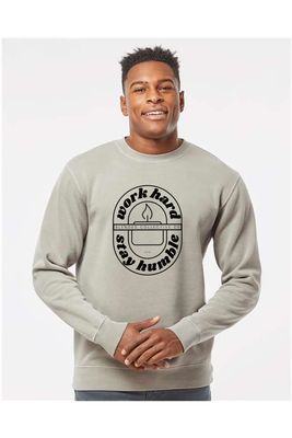 Midweight Pigment-Dyed Crewneck Sweatshirt - PRM3500 _ WHSH