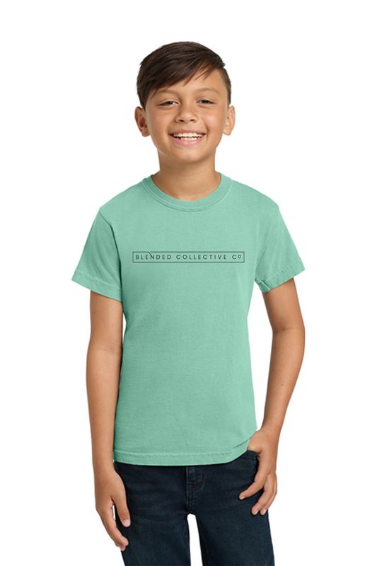 Garment-Dyed Youth Heavyweight T-Shirt - 9018 _ BOX LOGO