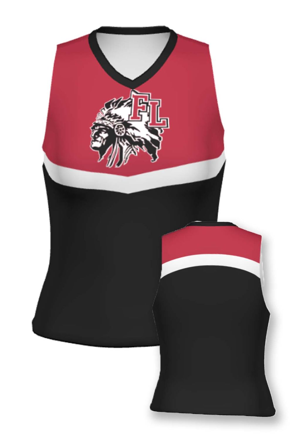 Fort Loramie _ Tank Top Cheer Uniform