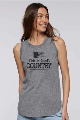 Women's Relaxed Fine Jersey Tank - 3592 _ God's Country