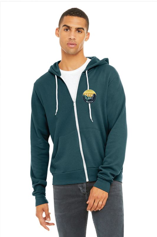 BELLA+CANVAS Unisex Sponge Fleece Full-Zip Hoodie _ BC3739