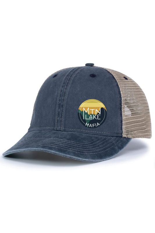 Vintage &quot;Dirty&quot; Trucker Snapback Cap _ V37