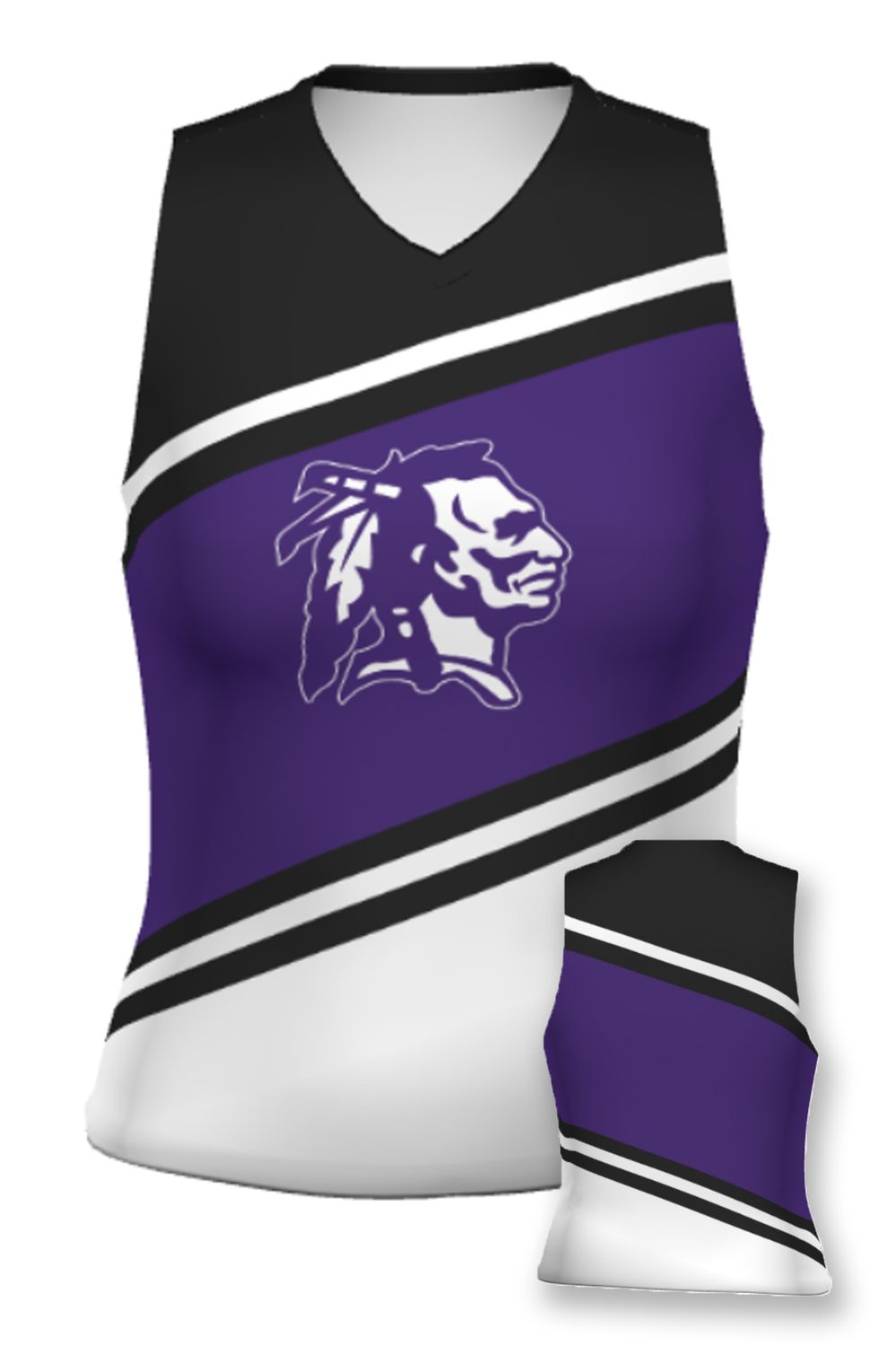 Fort Recovery  _ Tank Top Cheer Uniform