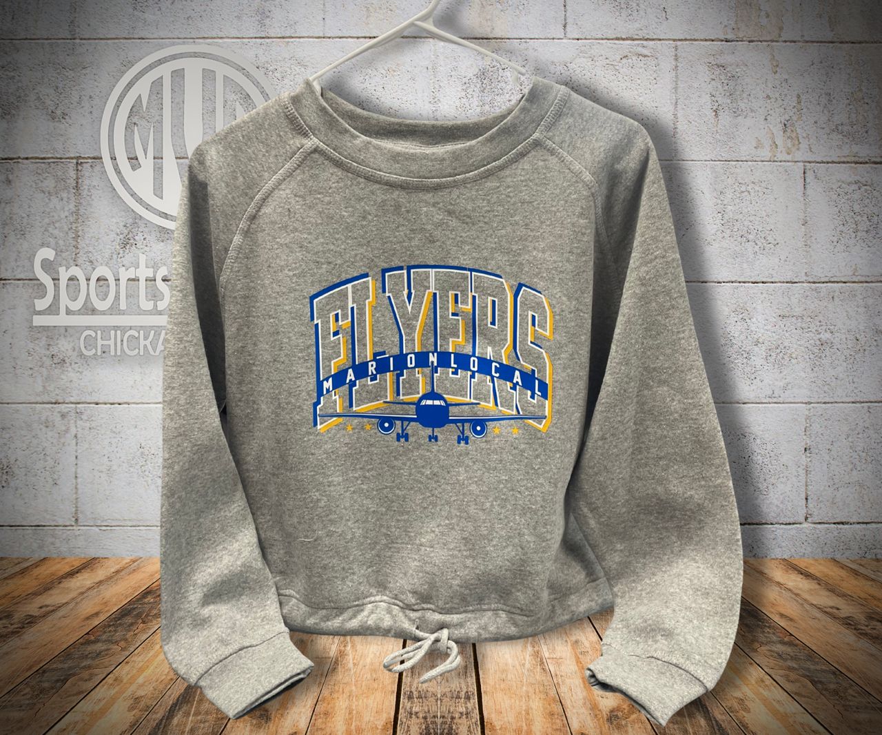 Women&#39;s Relaxed 3-End Boxy Fleece Crewneck Sweatshirt - 3528 - EAGLE Design - ML