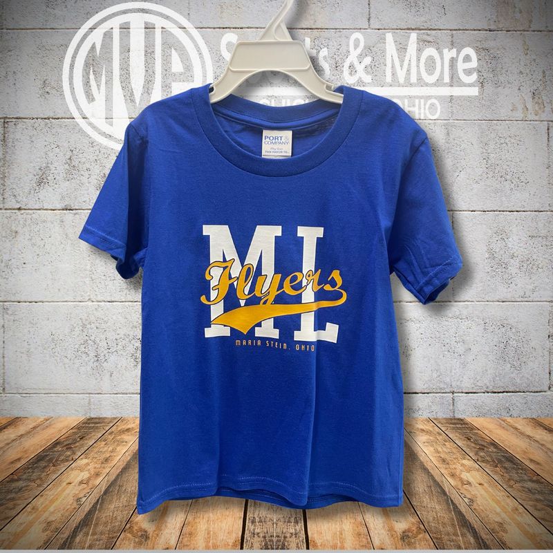 Port &amp; Co Youth Fan Favorite Tee - Vintage Tail Design - ML