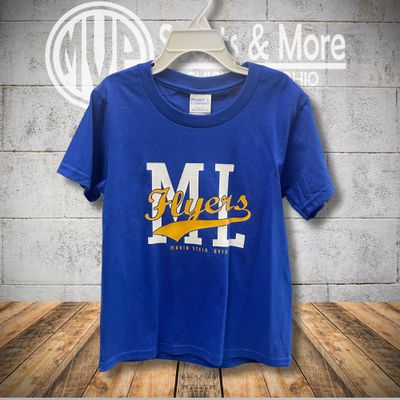 Port &amp; Co Youth Fan Favorite Tee - Vintage Tail Design - ML