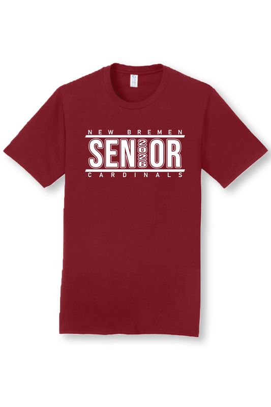 New Bremen Senior Class Shirt - Cardinal 