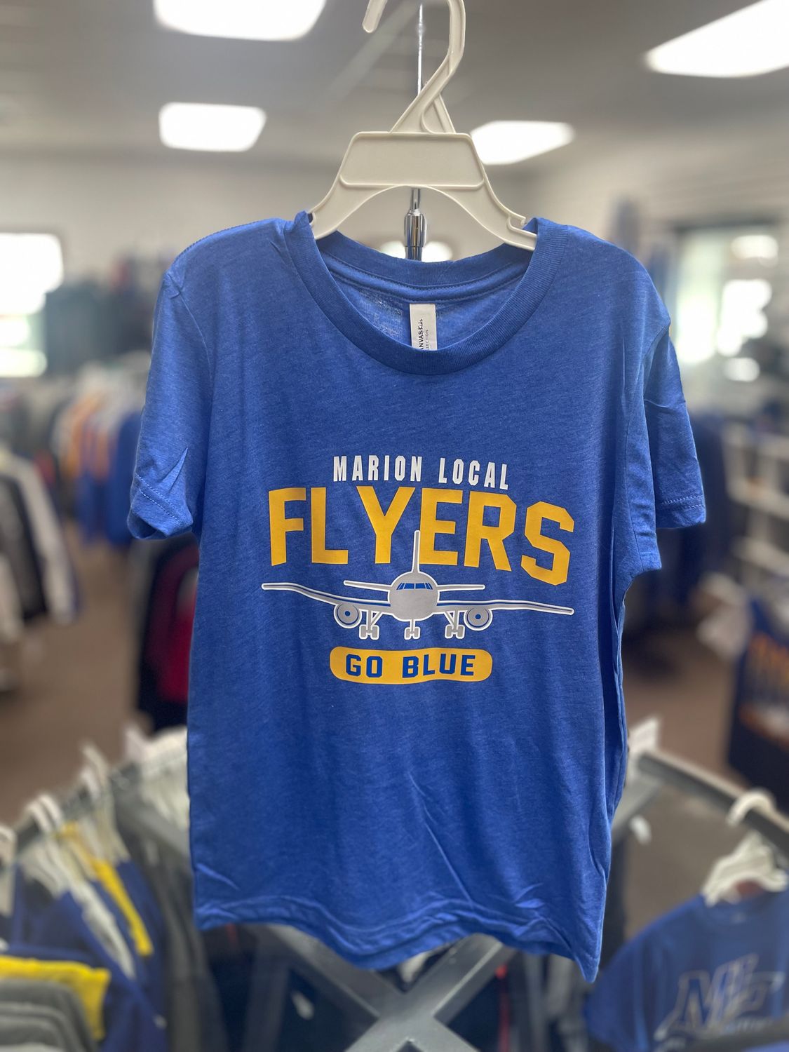 BELLA + CANVAS Youth Triblend Tee 3413Y True Royal Triblend S