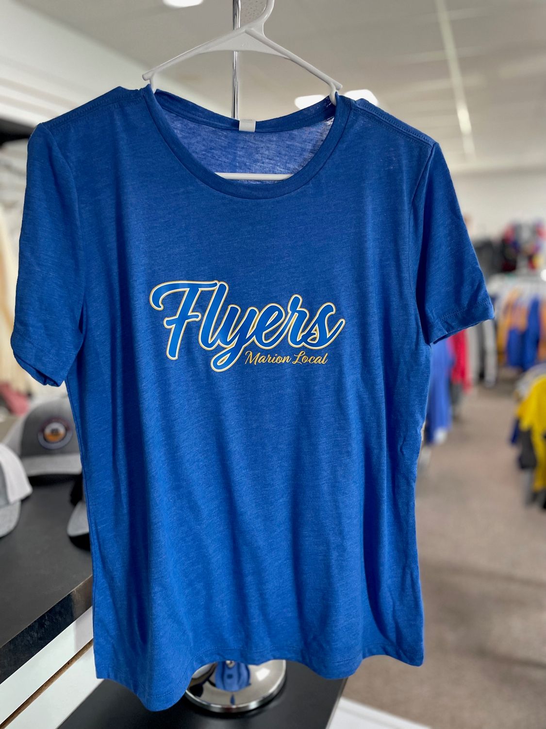 BELLA + CANVAS Women&#39;s Relaxed Fit Triblend Tee 6413 True Royal Triblend M