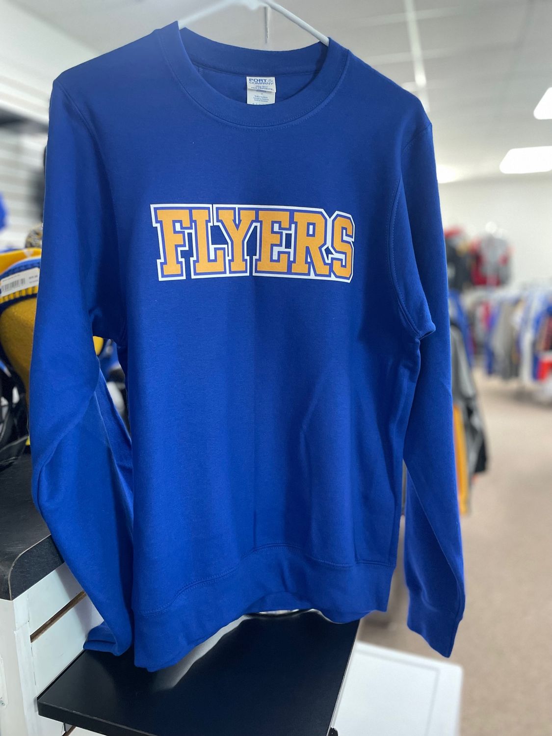Port &amp; Company® Fan Favorite Fleece Crewneck Sweatshirt. PC850 True Royal M