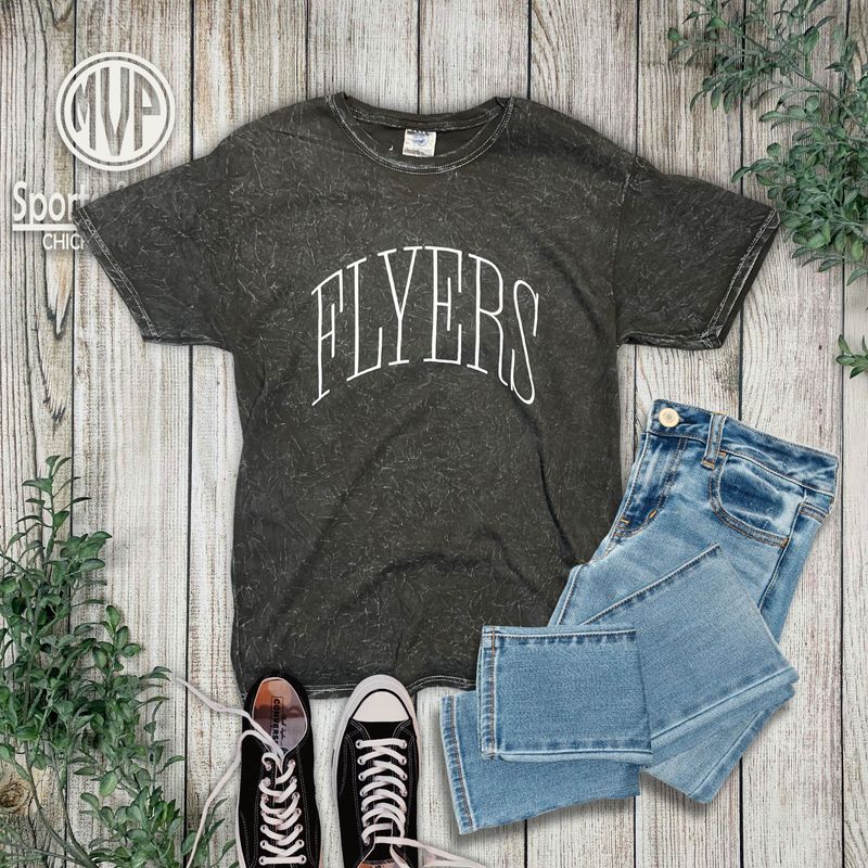 Unisex Mineral Wash T-Shirt - Thin Arch - ML - 1300