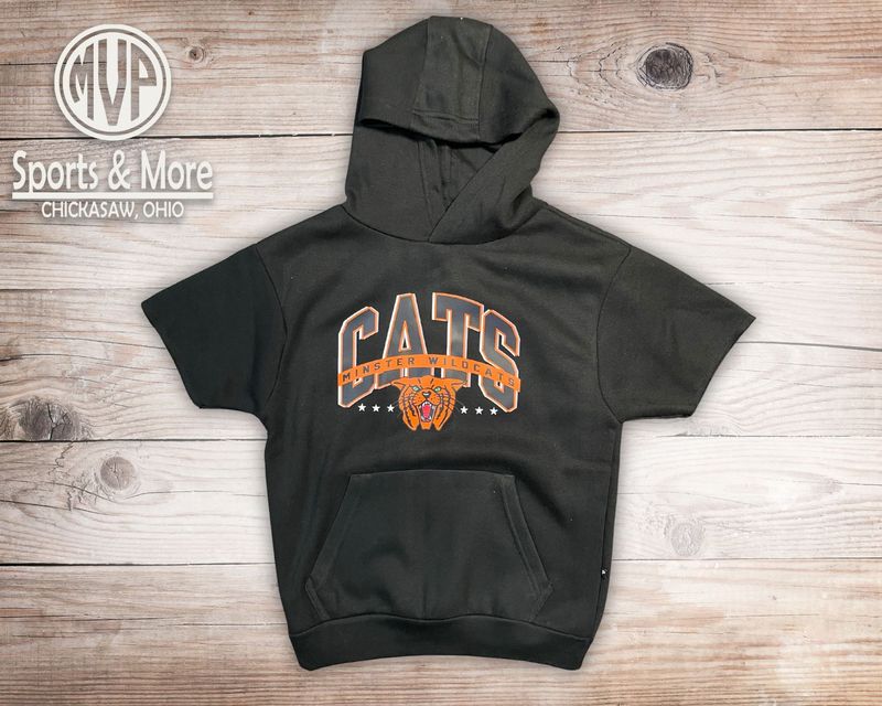 Pennant Youth Short Sleeve Hoodie - Eagle Design - MINSTER - Y8220