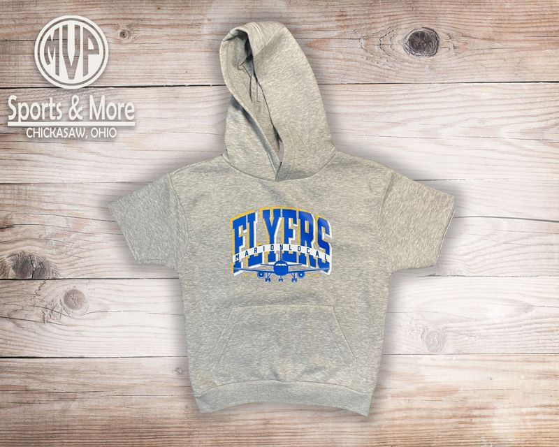 Pennant Youth Short Sleeve Hoodie - Eagle Design - ML - Y8220