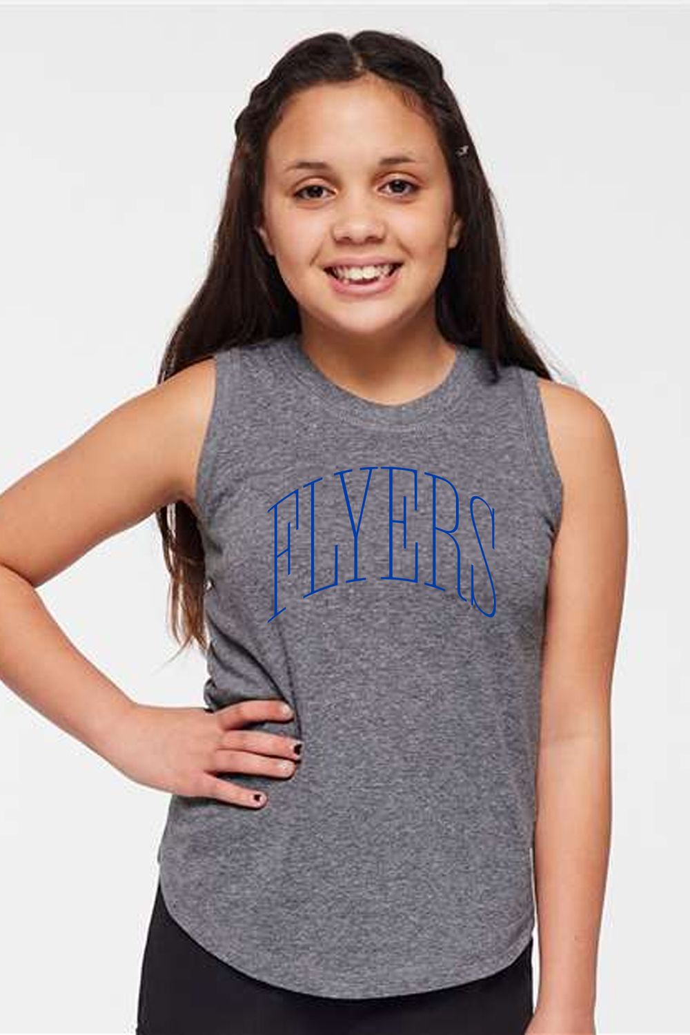 Girls&#39; Relaxed Fine Jersey Tank - THIN ARCH - FLYERS - 2692