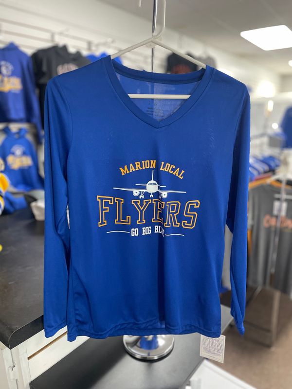 Augusta Ladies NexGen Wicking Long Sleeve Tee 1788 ROYAL S