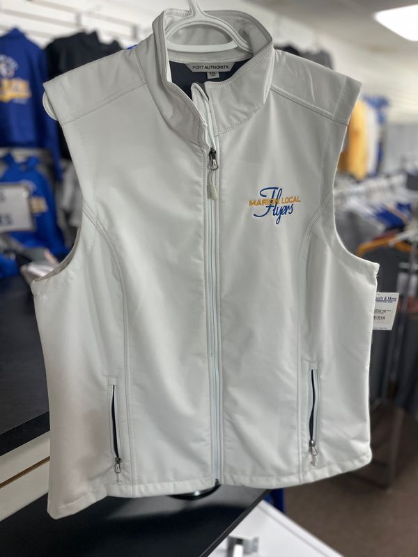 Port Authority Ladies Core Soft Shell Vest. L325 Marshmallow XXL