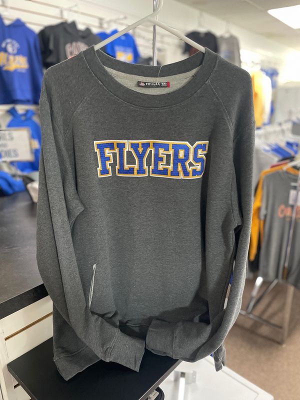 Badger Sport Fitflex French Terry Women&#39;s Crew 104100 Charcoal 2XL