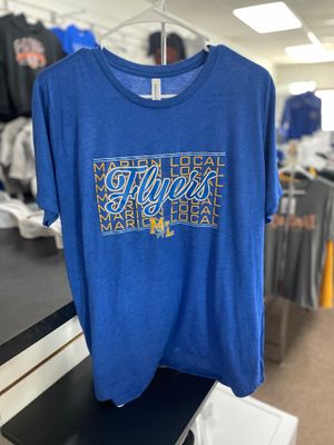 BELLA + CANVAS Women&#39;s Relaxed Fit Triblend Tee 6413 True Royal Triblend 2XL