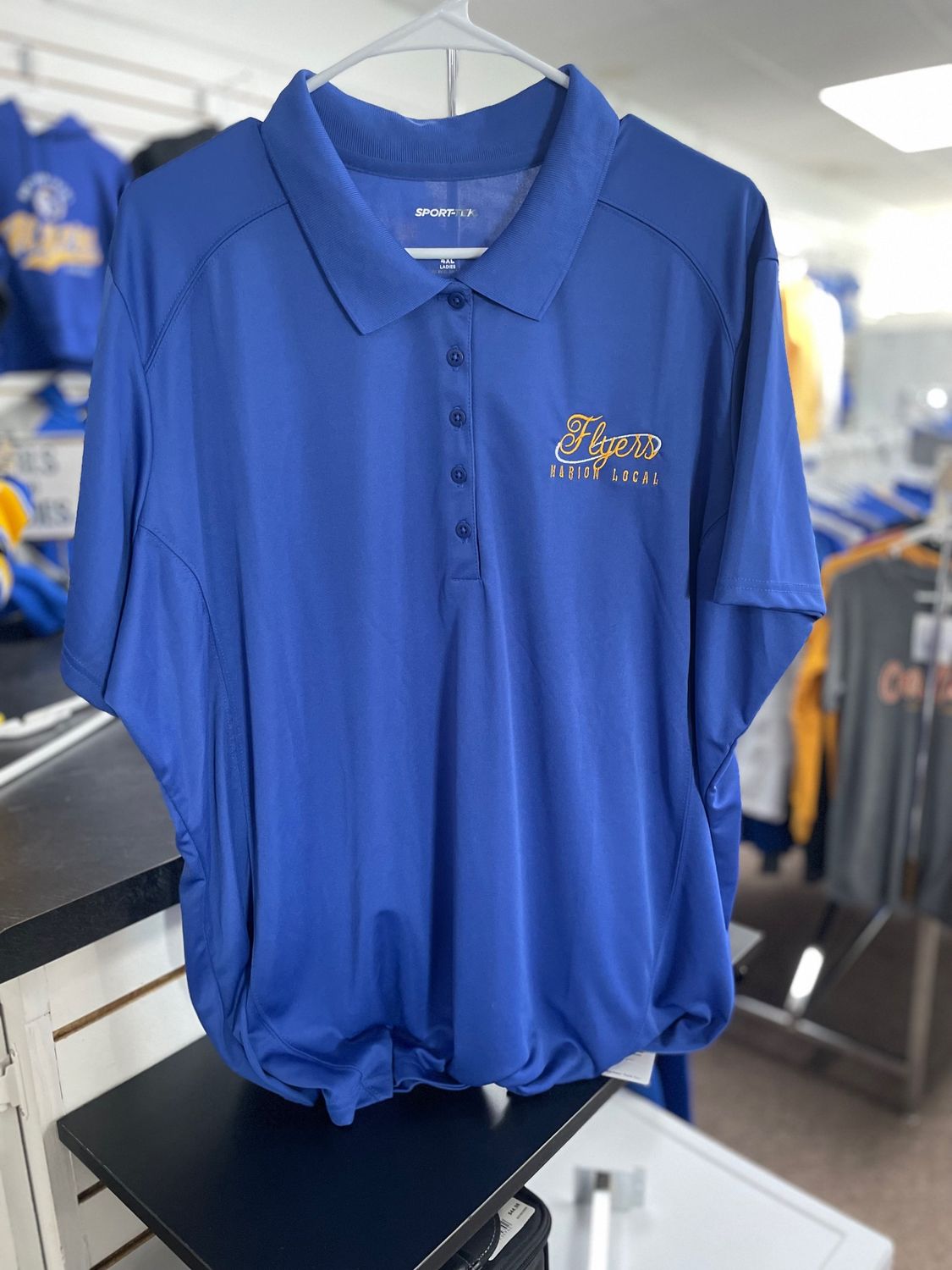 Sport-Tek® Ladies Dry Zone® Raglan Accent Polo. L475 True Royal 4XL