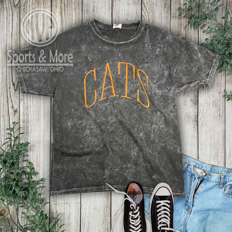 Youth Mineral Wash T-Shirt - Thin Arch - Cats - 1300Y