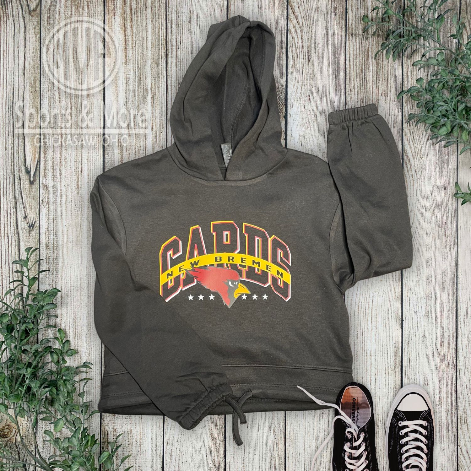 Youth Maria Hooded Sweatshirt - Eagle Design - NB