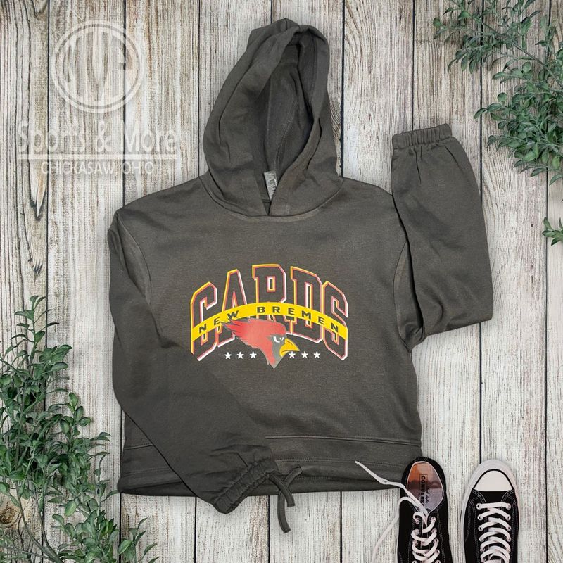 Youth Maria Hooded Sweatshirt - Eagle Design - NB