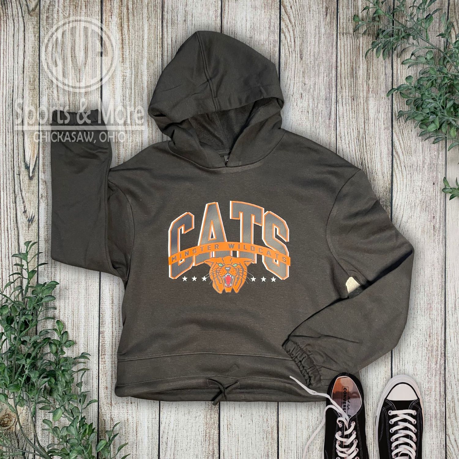 Youth Maria Hooded Sweatshirt - Eagle Design - MINSTER