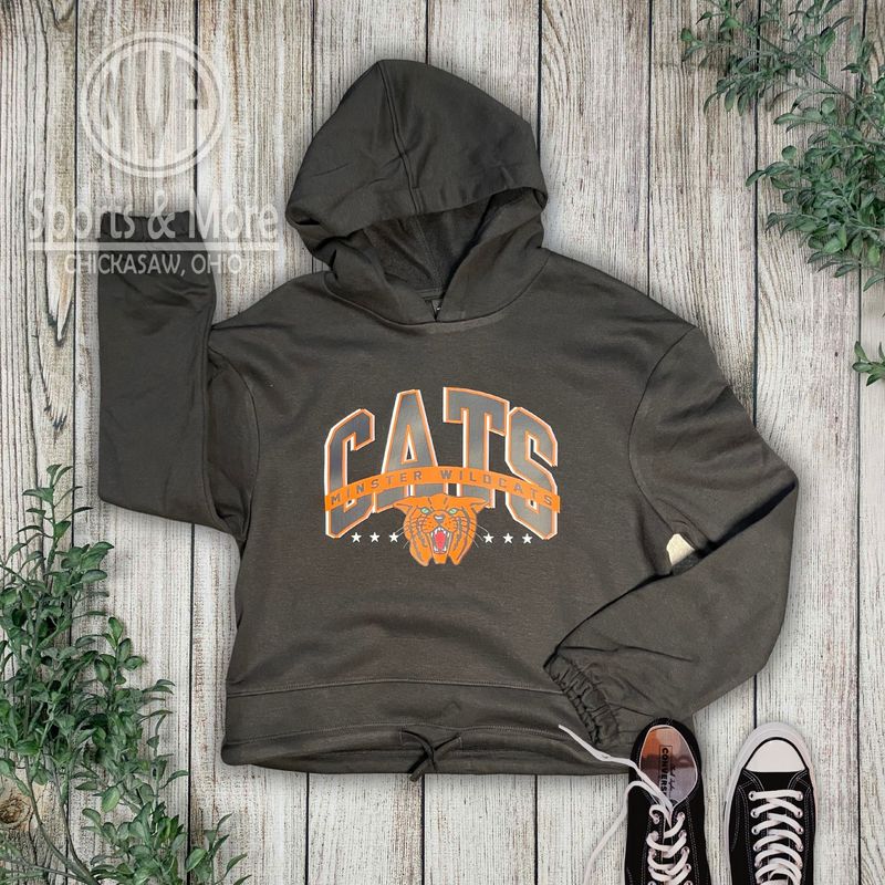 Youth Maria Hooded Sweatshirt - Eagle Design - MINSTER