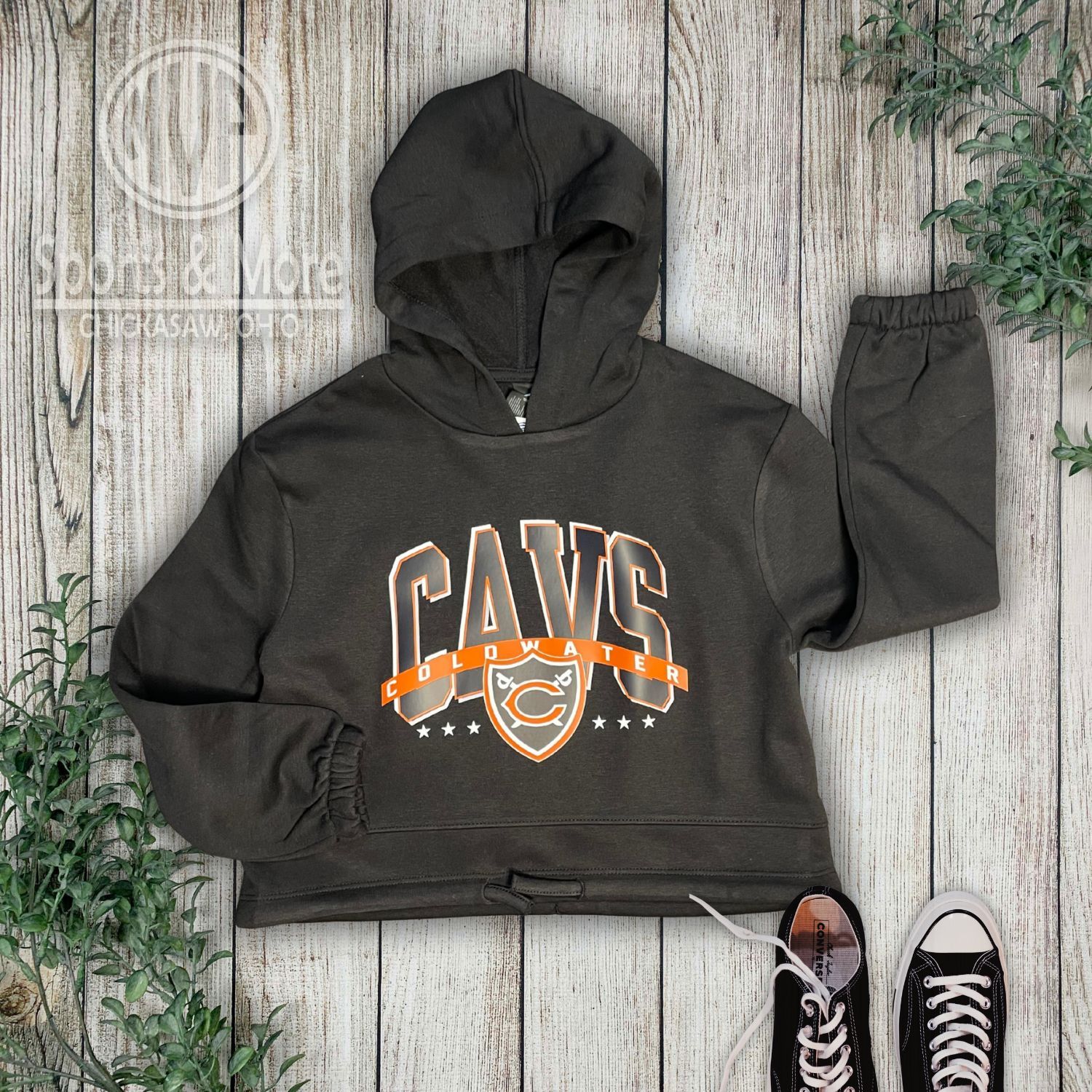 Youth Maria Hooded Sweatshirt - Eagle Design - CW
