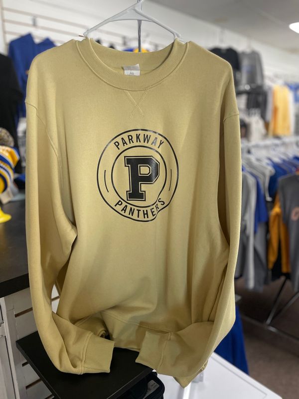 Augusta 60/40 Fleece Crewneck Sweatshirt 5416 VEGAS GOLD XL