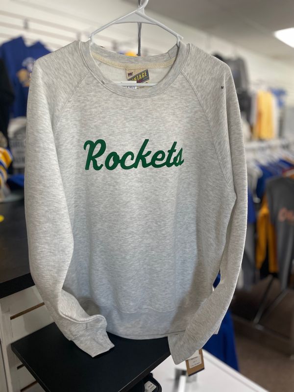 MV Sport Vintage Fleece Raglan Crewneck Sweatshirt 17116 M Atmosphere
