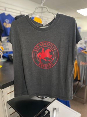 LAT - Women's Relaxed Vintage Wash Tee 3502 Washed Black Large