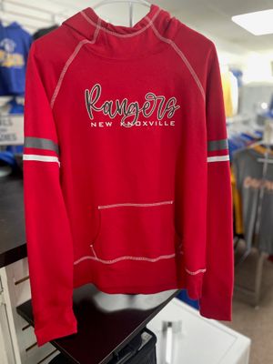 Augusta Ladies Spry Hoodie 5440 RED/WHITE/GRAPHITE L