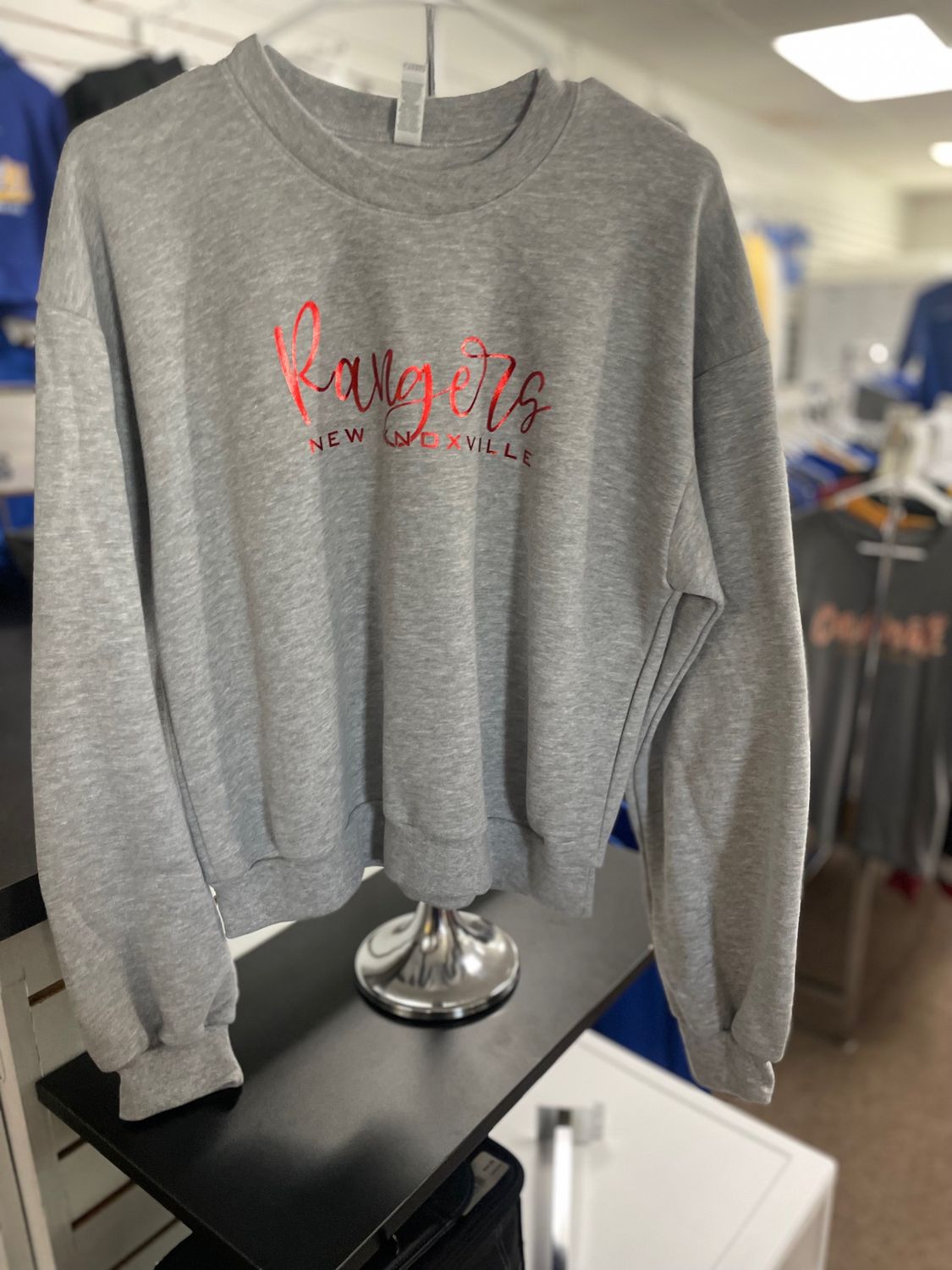 American Apparel ReFlex Women&#39;s Fleece Crewneck Sweatshirt RF494 Heather Grey M