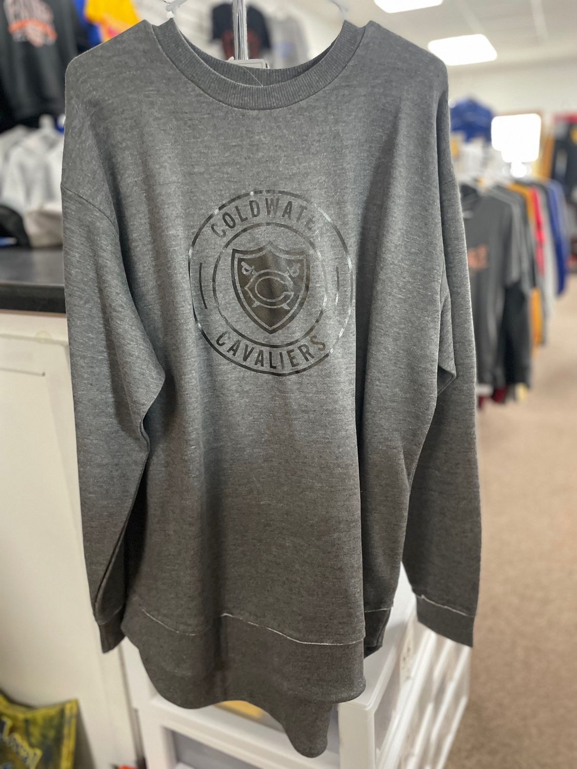 LAT Women&#39;s Weekend Fleece Crewneck Sweatshirt 3525 Granite Heather 2XL