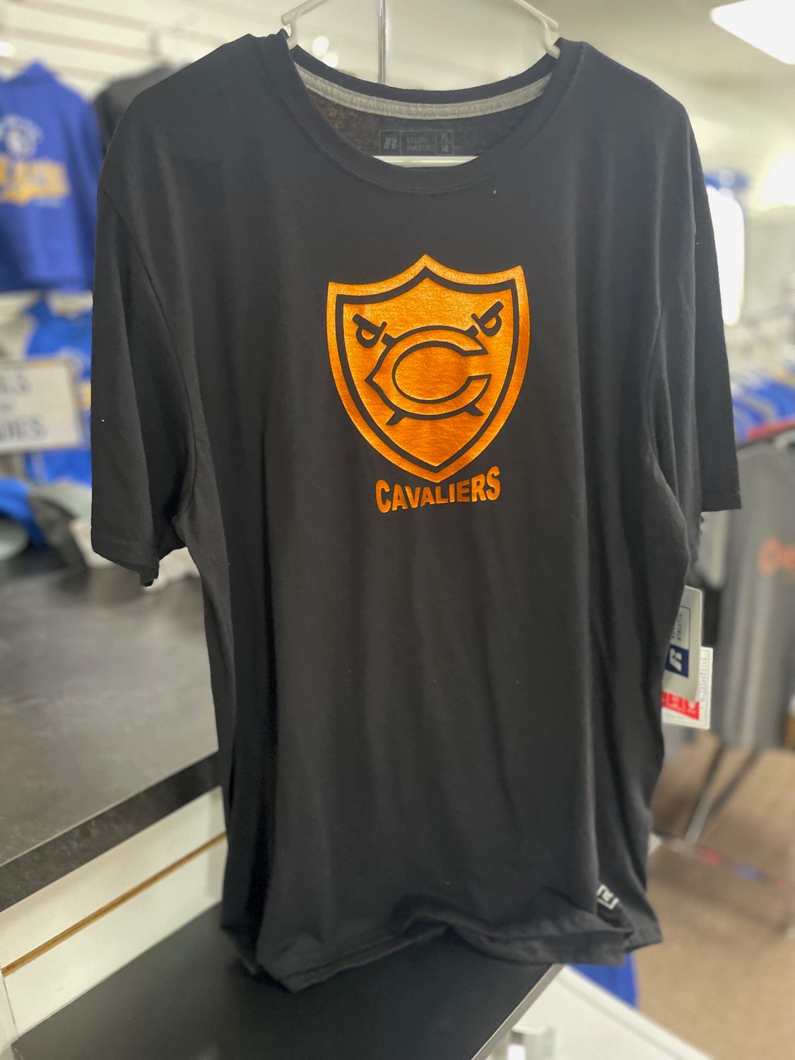 Russell Essential Tee BLACK XL