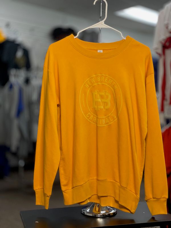 Alternative Champ Lightweight Eco-Washed Terry Pullover 9575ZT Stay Gold New XL
