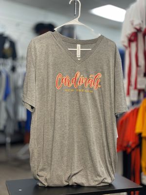 BELLA+CANVAS® Unisex Triblend Short Sleeve V-Neck Tee Grey Triblend BC3415V XL