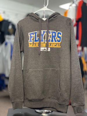 Augusta 60/40 Fleece Hoodie 5414 CARBON HEATHER S